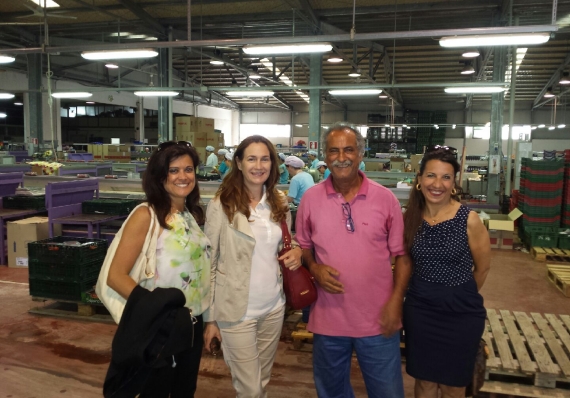 L’Assessore dell’Agricoltura Falchi in visita alla Cooperativa Santa Margherita Terra e sole di Pula