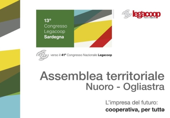 Si terrà martedì 31 gennaio 2023 alle ore 15 l’Assemblea territoriale di Legacoop Nuoro-Ogliastra